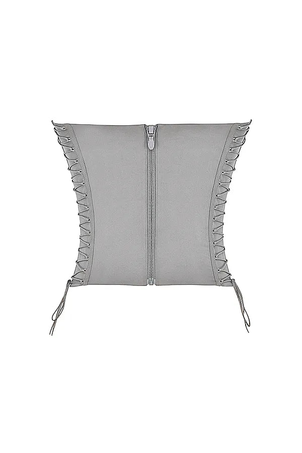 Mirabelle Smoke Lace Up Corset