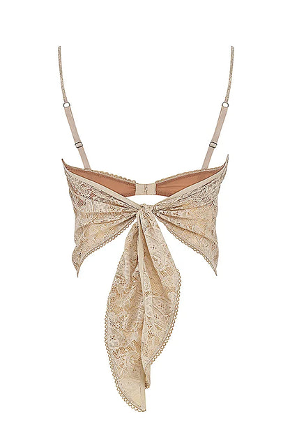 Fernanda Cream Paisley Lace Top
