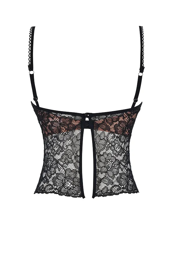 Jacinta Black Lace Cami Top