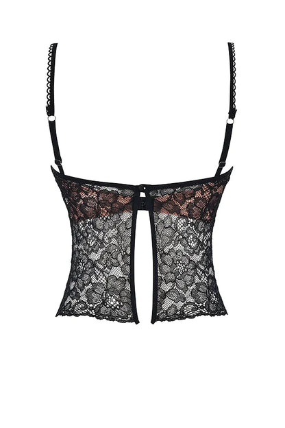 Jacinta Black Lace Cami Top