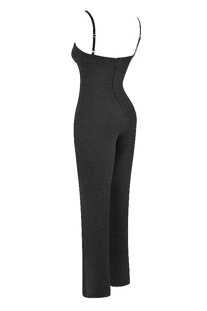 Luisa Charcoal Loungewear Jumpsuit