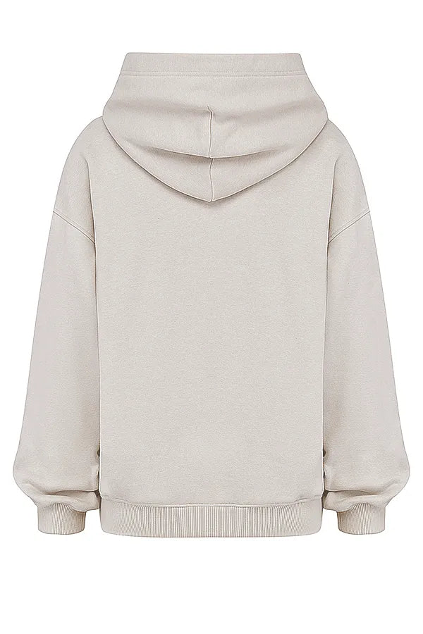 Muse Cloud Cotton Fleece-Back Hoodie