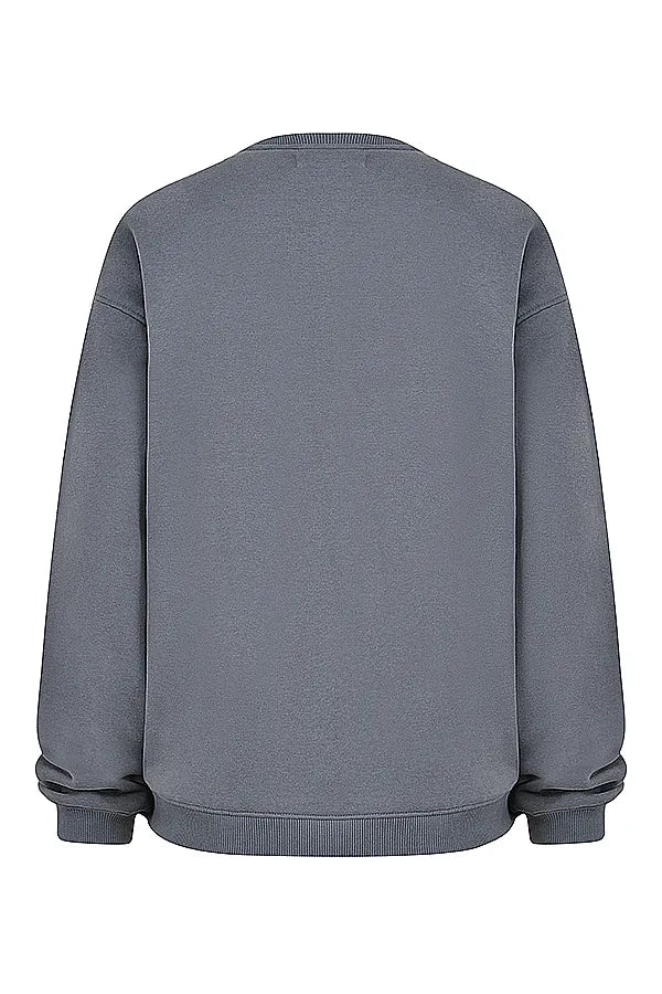 Haze Slate Crew Neck Sweatshirt