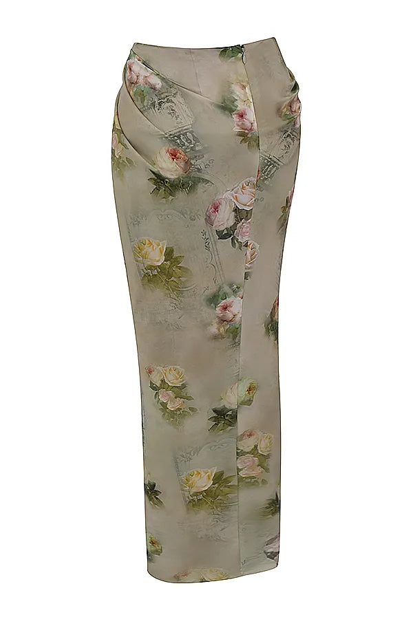 Vesper Vintage Floral Maxi Skirt