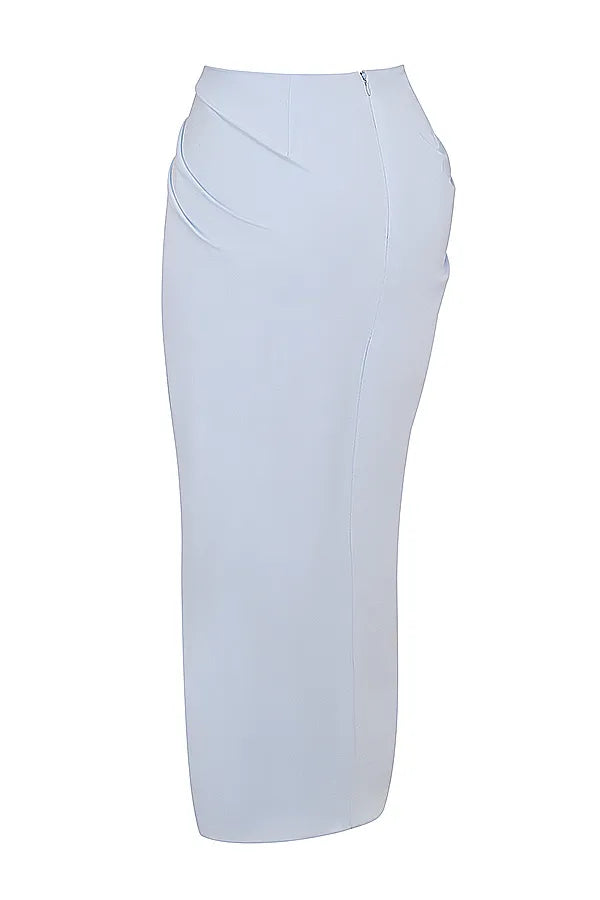 Vesper Soft Blue Maxi Skirt