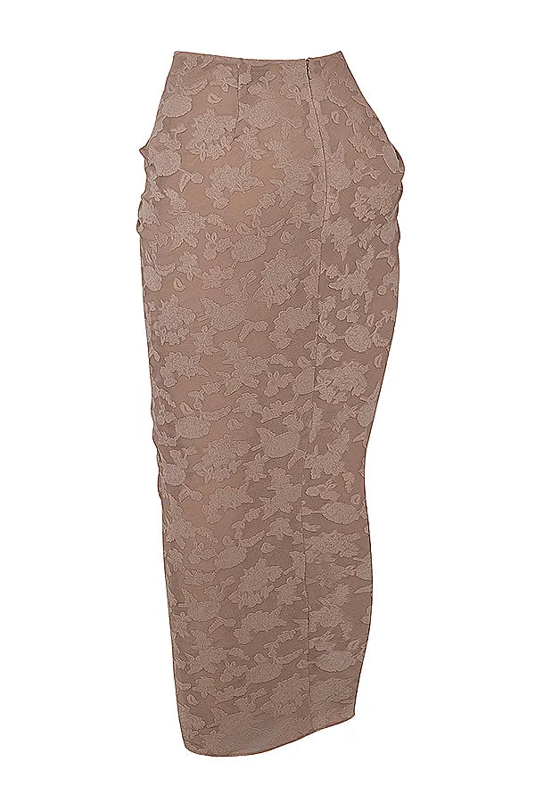 Vesper Mushroom Maxi Skirt