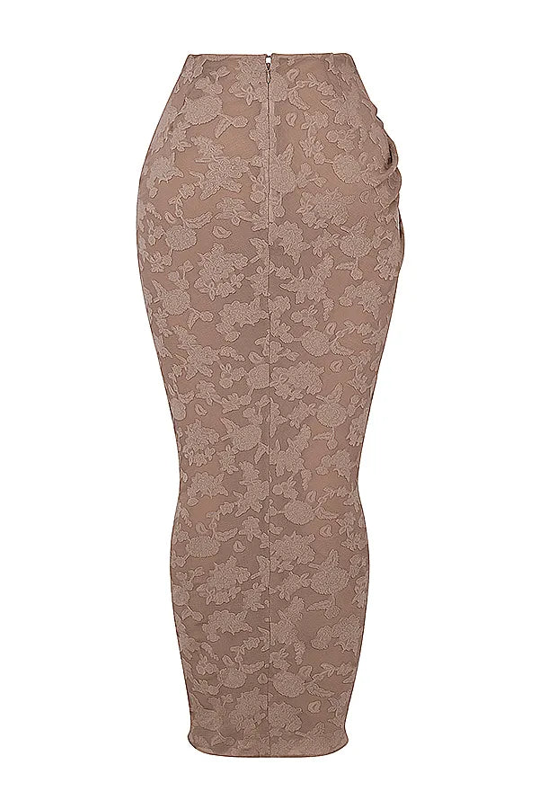 Vesper Mushroom Maxi Skirt