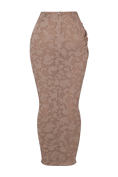 Vesper Mushroom Maxi Skirt