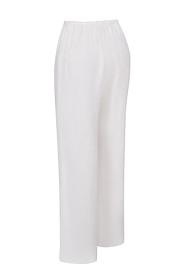 Cleo Ivory Linen Mix Trousers