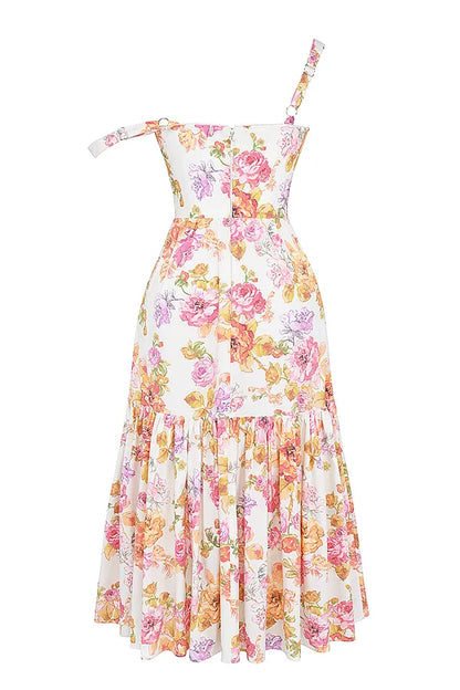 Elia Ivory Floral Midi Sundress