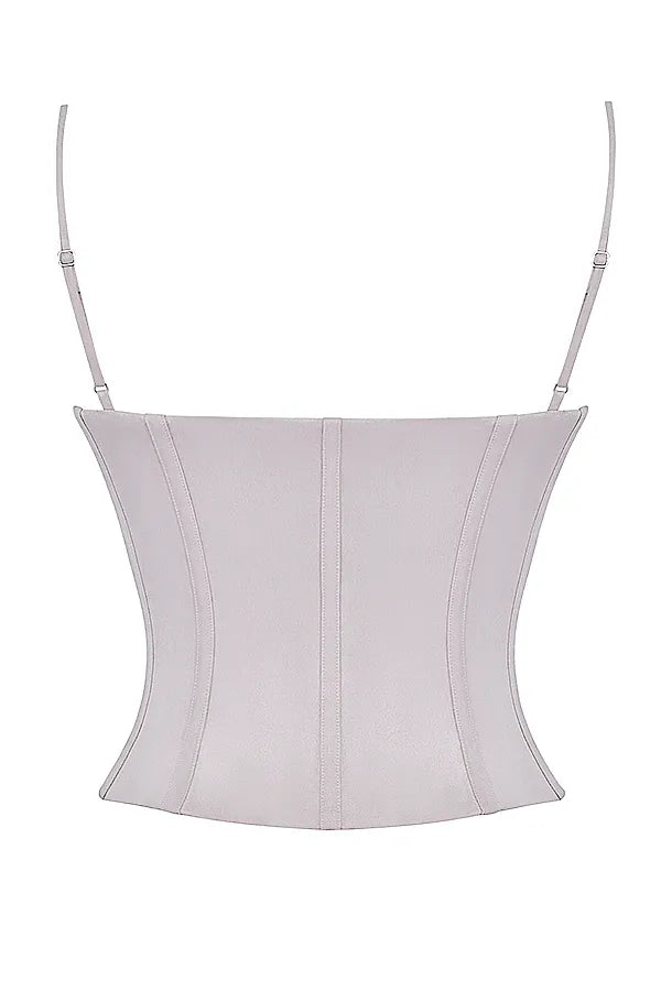Petunia Light Lavender Embroidered Corset