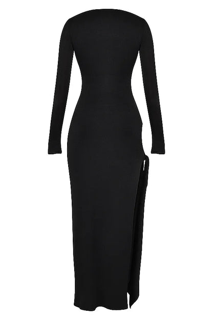 Marella Black Cutout Maxi Dress