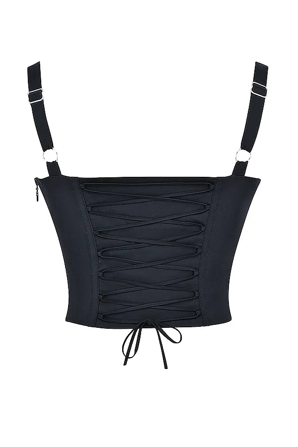 Analia Black Bustier Corset