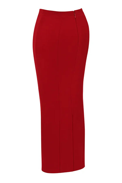 Nayara Red Rose Maxi Skirt