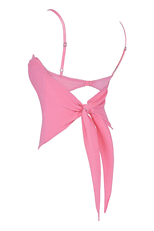 Aurelia French Pink Hanky Hem Top