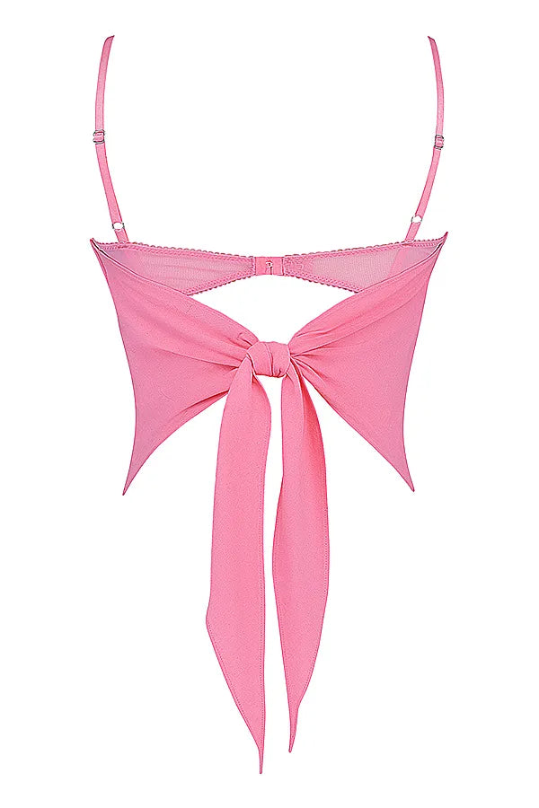 Aurelia French Pink Hanky Hem Top