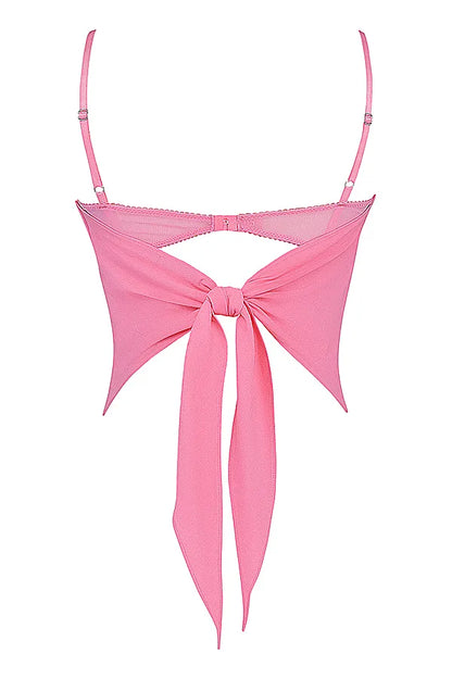 Aurelia French Pink Hanky Hem Top