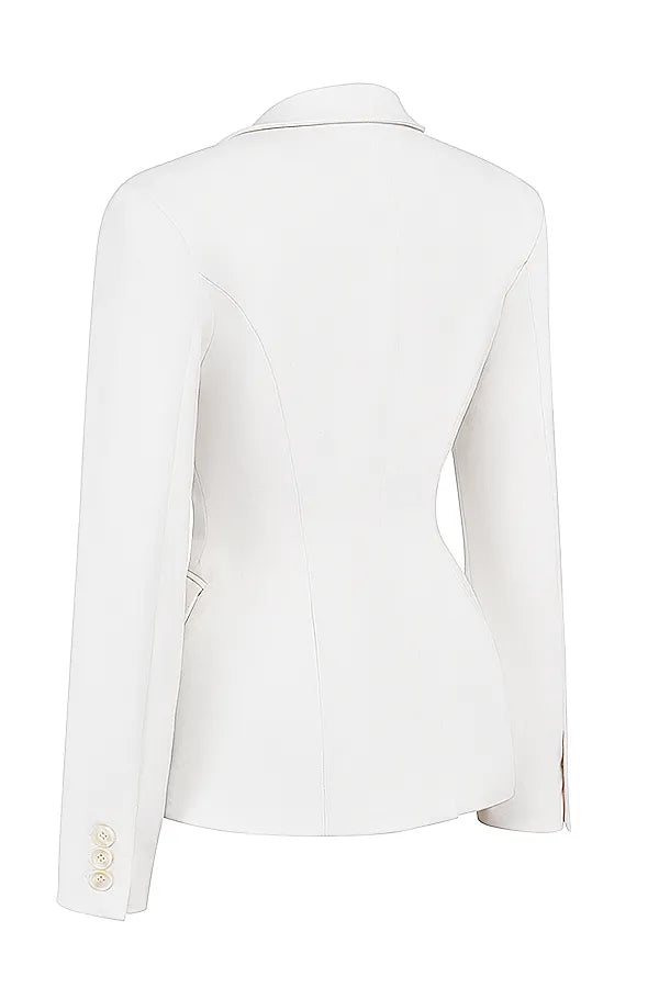 Sariah Ivory Contour Tailored Blazer