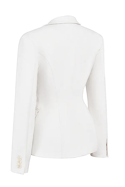 Sariah Ivory Contour Tailored Blazer