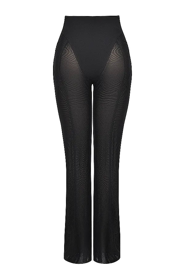 Avalon Black High Waist Trousers