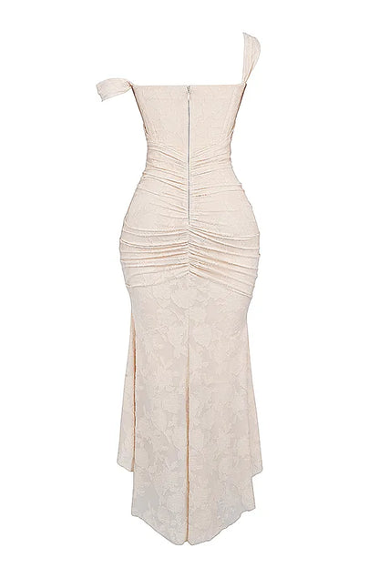 Cesca Vintage Cream Floral Maxi Dress