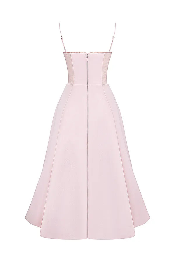 Mademoiselle Ballerina Pink Midi Dress