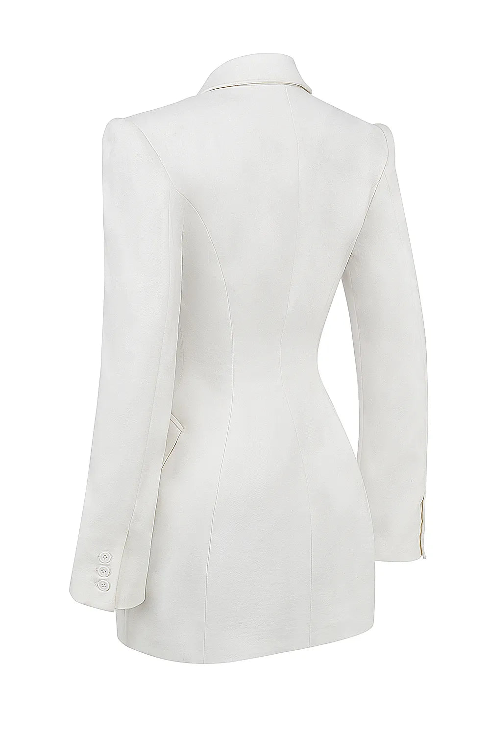 Amia White Blazer Mini Dress