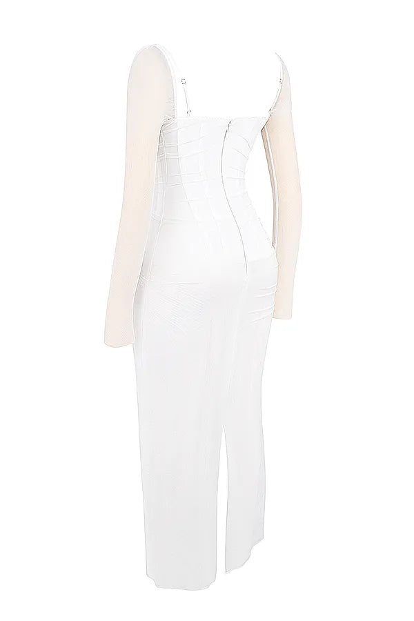 Katarina White Maxi Dress