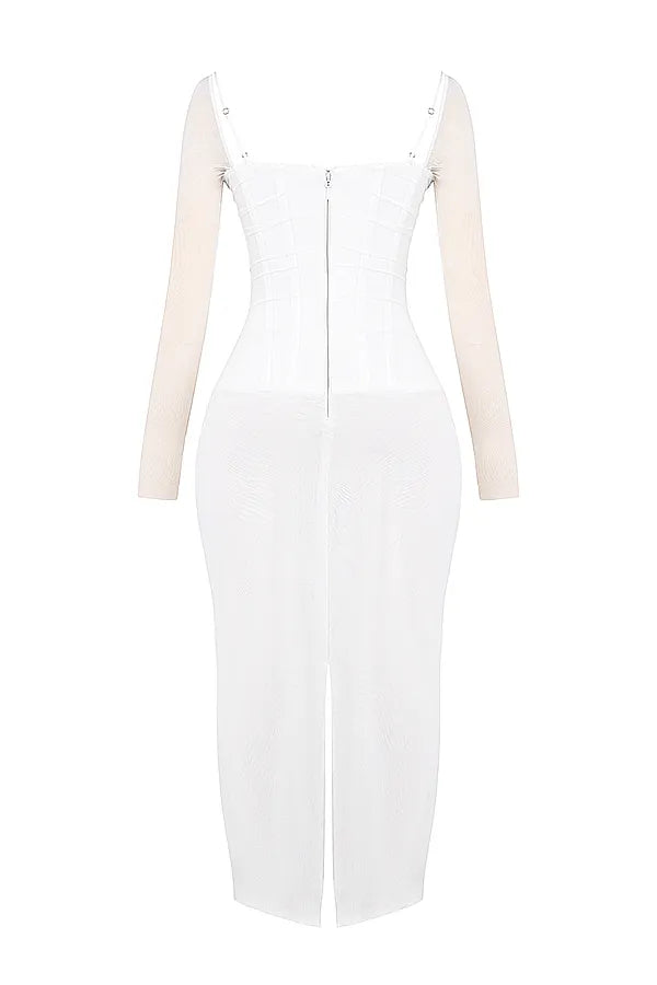 Katarina White Maxi Dress