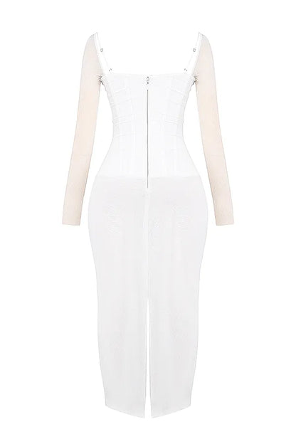 Katarina White Maxi Dress