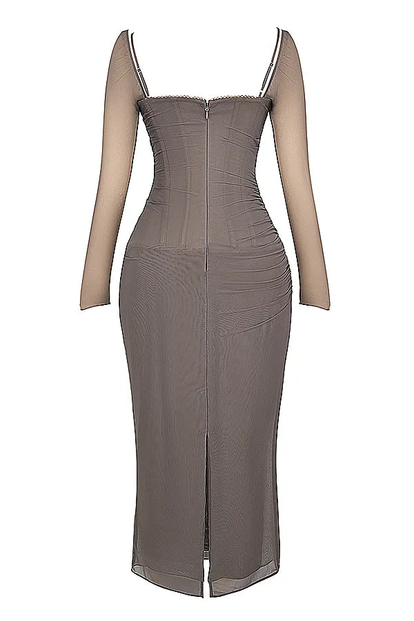 Katarina Smoke Maxi Dress
