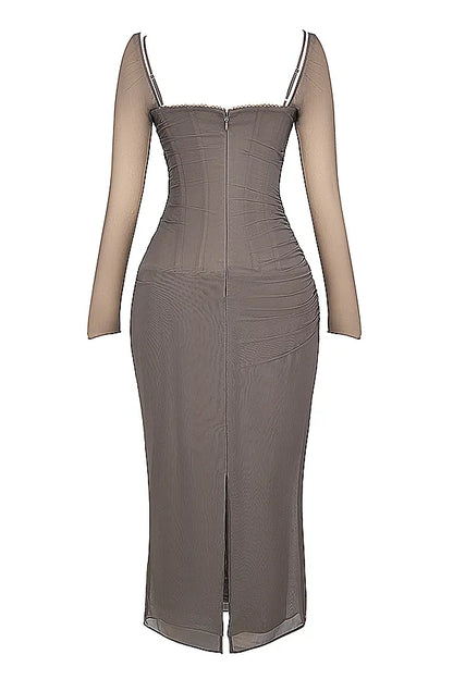Katarina Smoke Maxi Dress