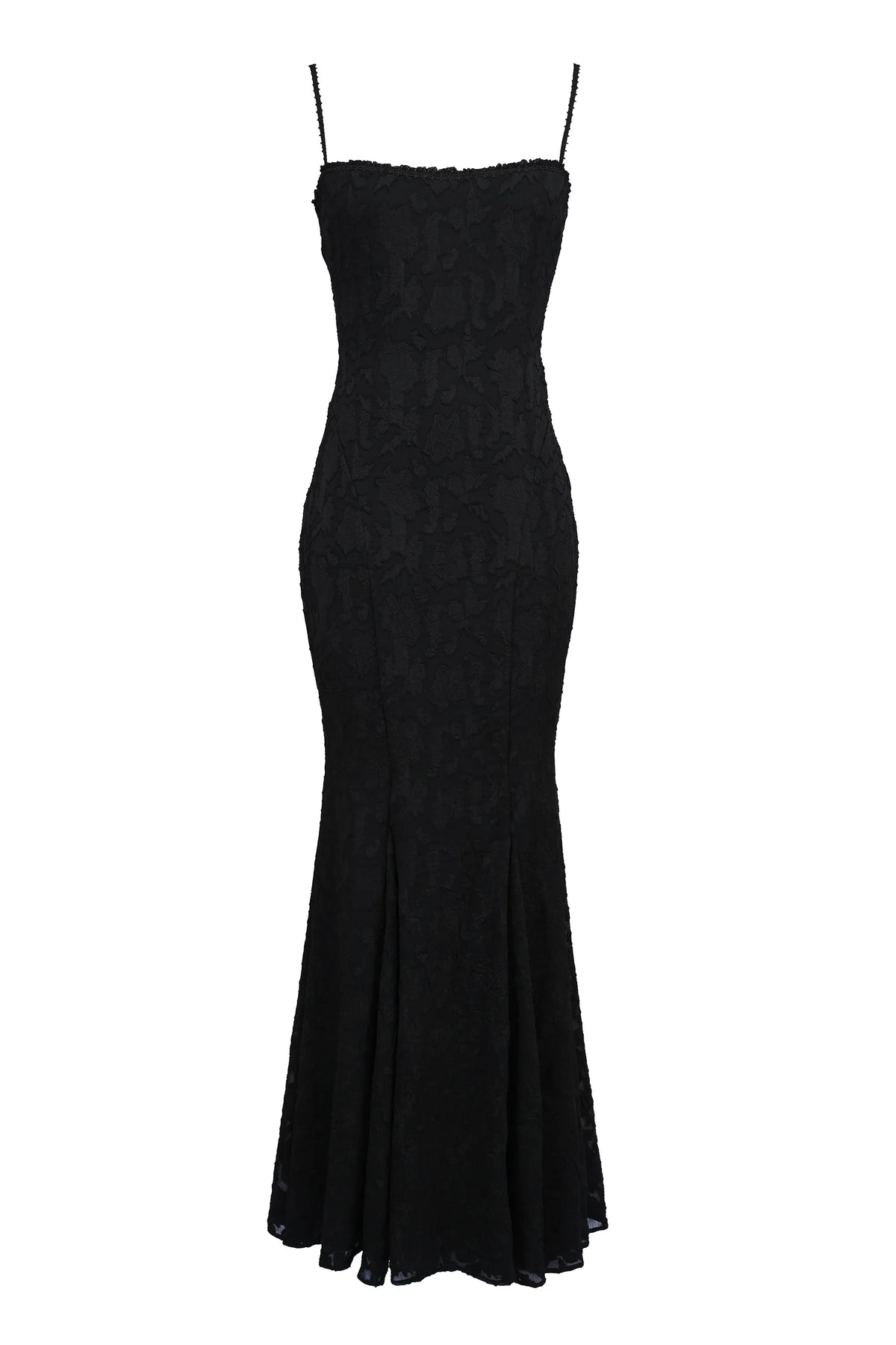 Joan Black Lace Maxi Dress