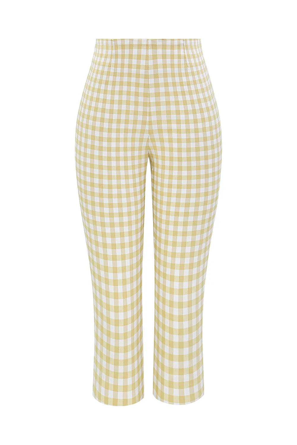Carella Gingerbread Gingham Capri Trousers