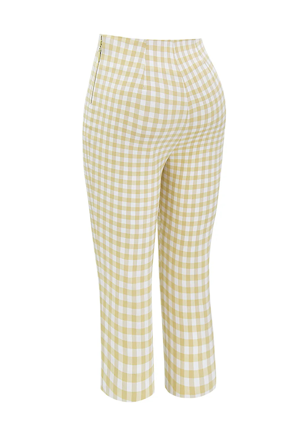 Carella Gingerbread Gingham Capri Trousers