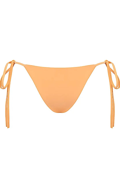 Santorini Light Orange Tie Side Bikini Bottom