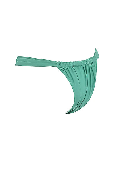 Athens Eucalyptus Gathered High Leg Bikini Bottom