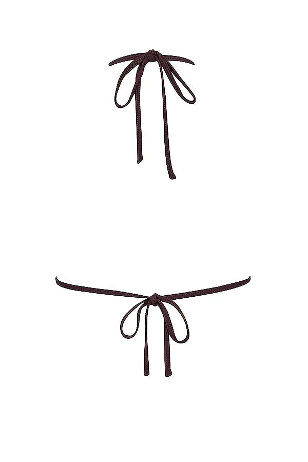 Bali Cacao Triangle Bikini Top