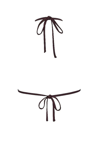 Bali Cacao Triangle Bikini Top