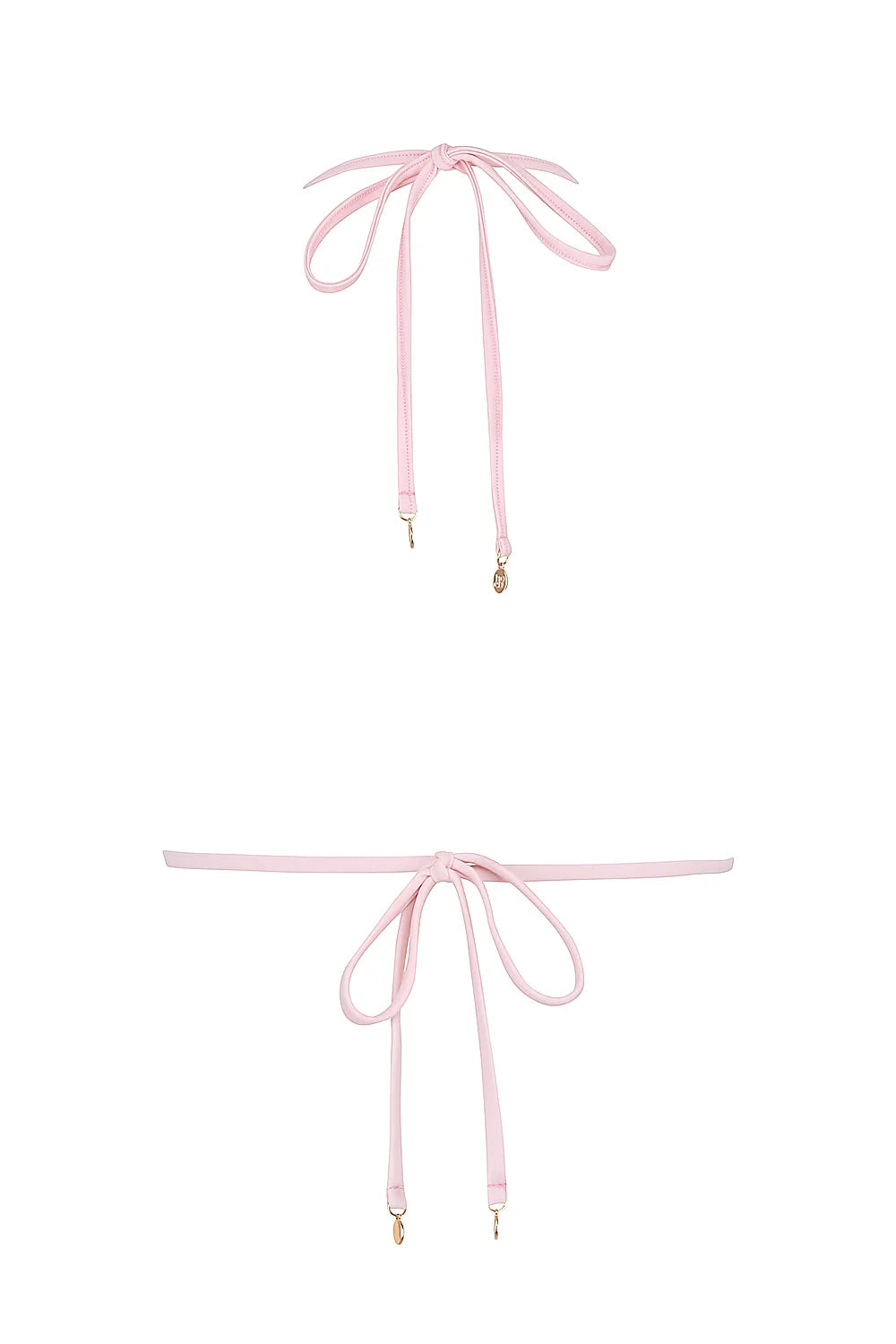 Bali Pink Paisley Triangle Bikini Top
