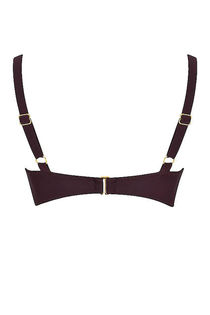 Lourdes Cacao Underwired Bikini Top