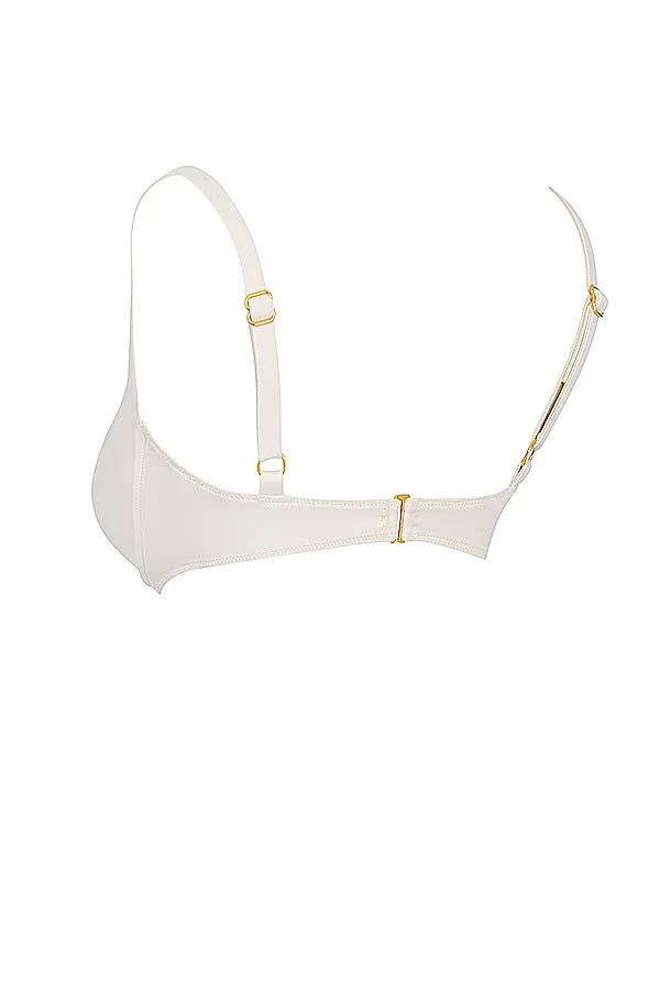 Lourdes Vanilla Underwired Bikini Top