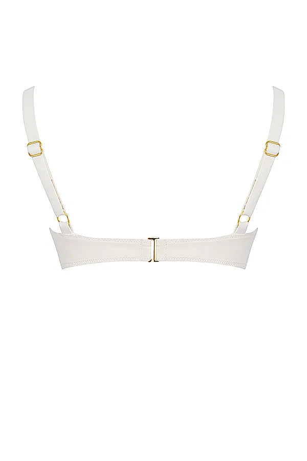 Lourdes Vanilla Underwired Bikini Top