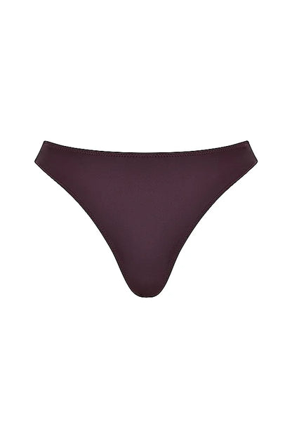 Capri Cacao High Leg Bikini Bottom