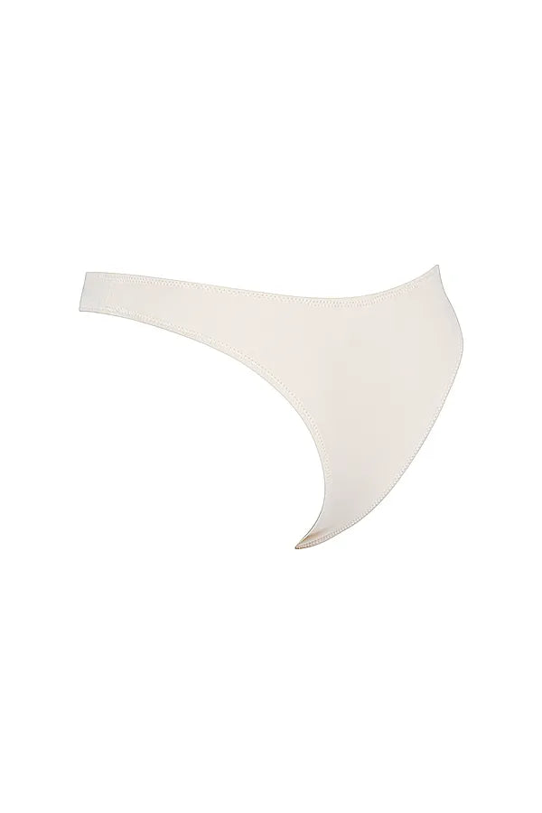 Capri Vanilla High Leg Bikini Bottom