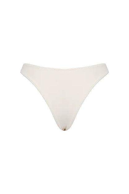 Capri Vanilla High Leg Bikini Bottom