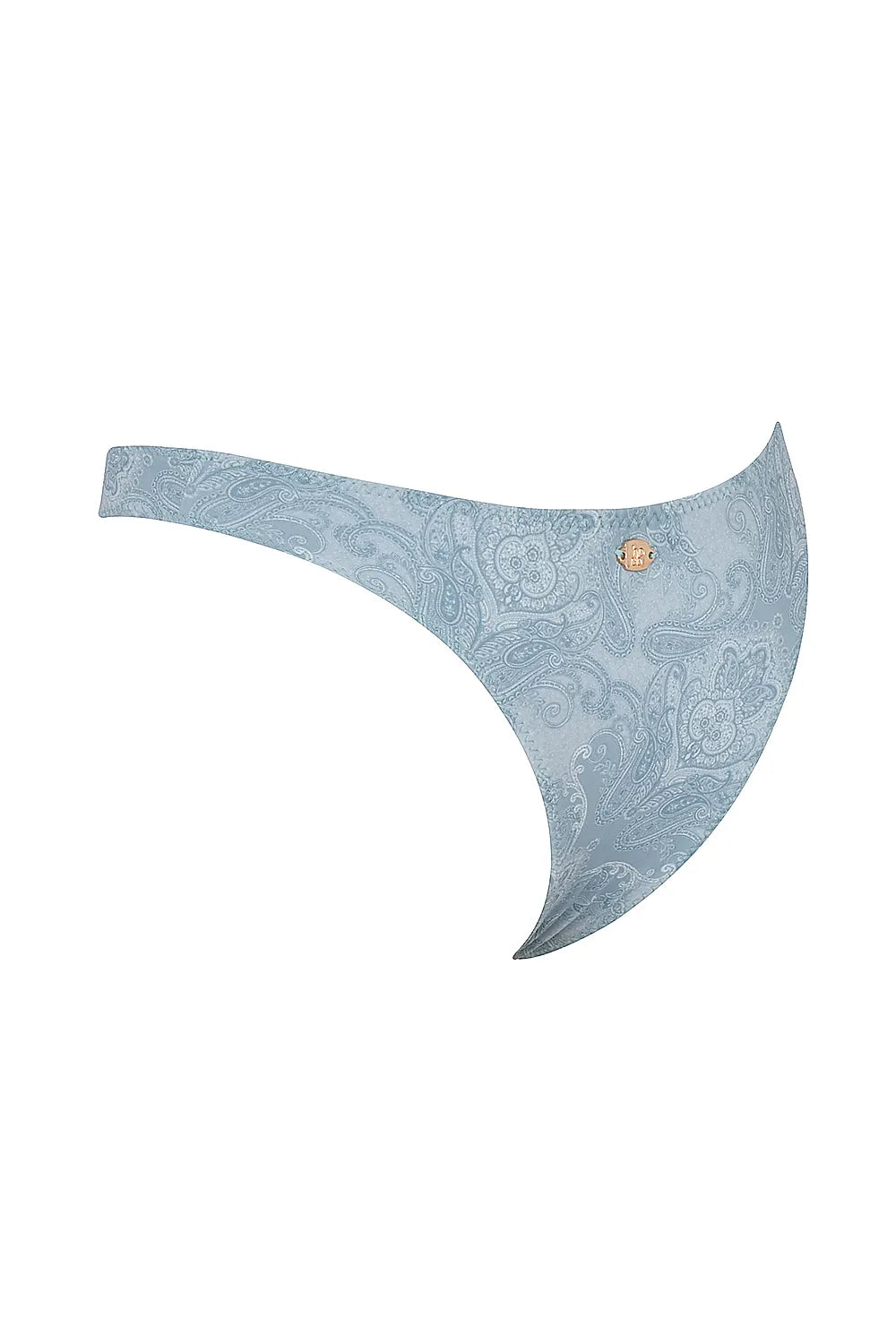 Capri Blue Paisley High Leg Bikini Bottom