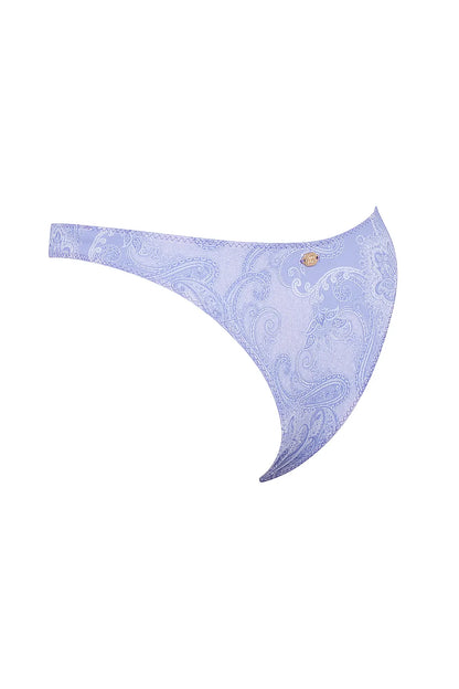 Capri Lavender Paisley High Leg Bikini Bottom