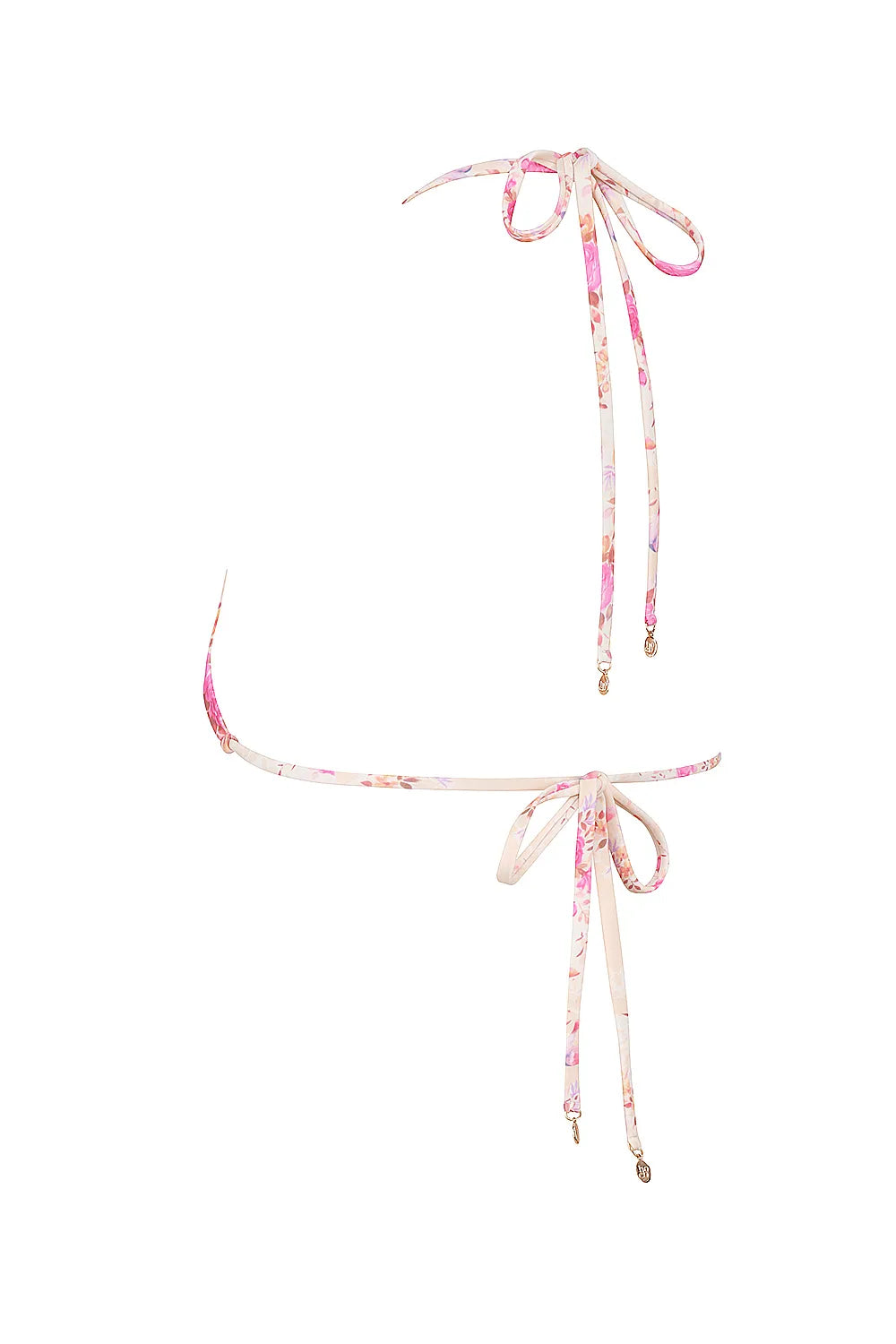 Caribe Floral Print Bikini Top