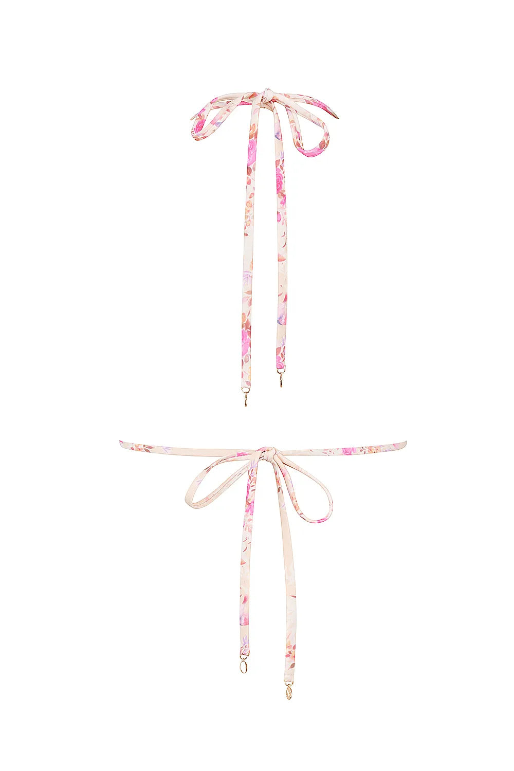 Caribe Floral Print Bikini Top